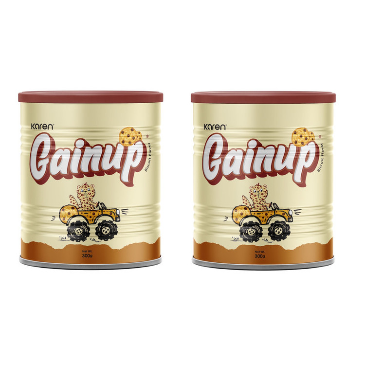 پودر گین آپ کودکان با طعم بیسکوئیت کارن - 300 گرم بسته 2 عددی