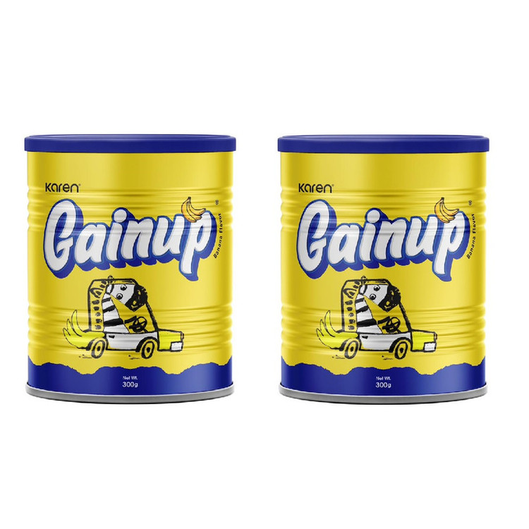 پودر گین آپ کودکان با طعم موز کارن - 300 گرم بسته 2 عددی