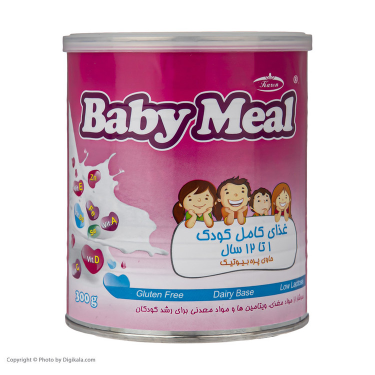 پودر شیر بیبی میل کارن وزن 300 گرم